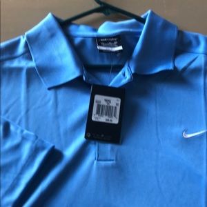 Nike light blue gold shirt size 2xl